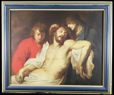 De klaagzang over de dode Christus met de Maagd en St. Johannes door Peter Paul Rubens